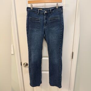 Pilcro High Rise Straight Jeans